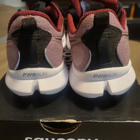 Size 5.5 - Saucony Kinvara 13 Haze/Black Violet Clair PWRrun Sneakers - Picture 5 of 7